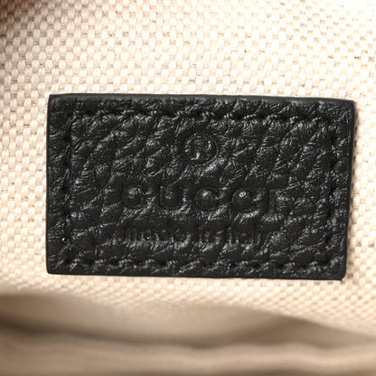 Gucci Piuma Calfskin Jumbo GG Embossed Small Belt Bag Black 6 of 10