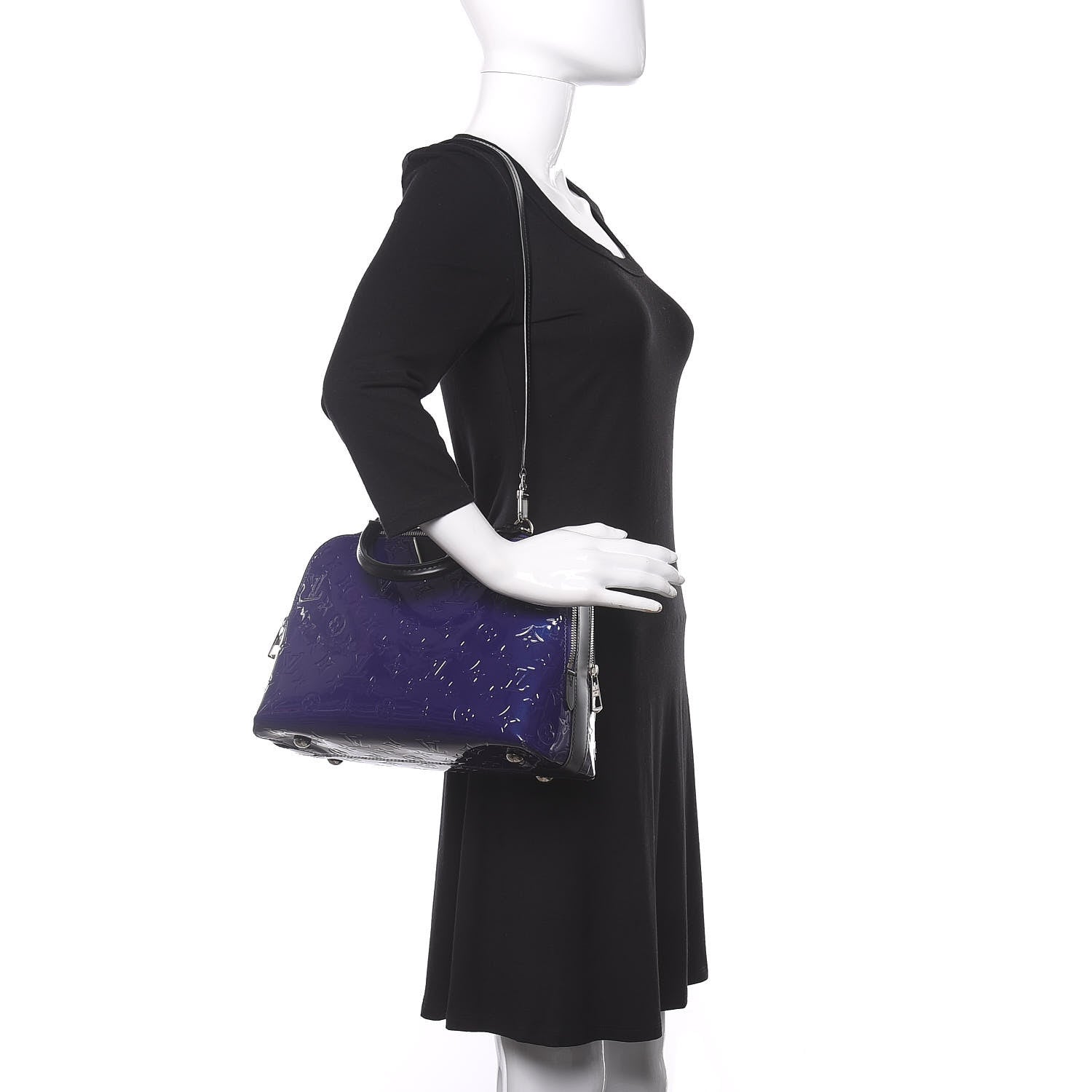 Louis Vuitton Vernis Melrose Blueberry 2 of 9