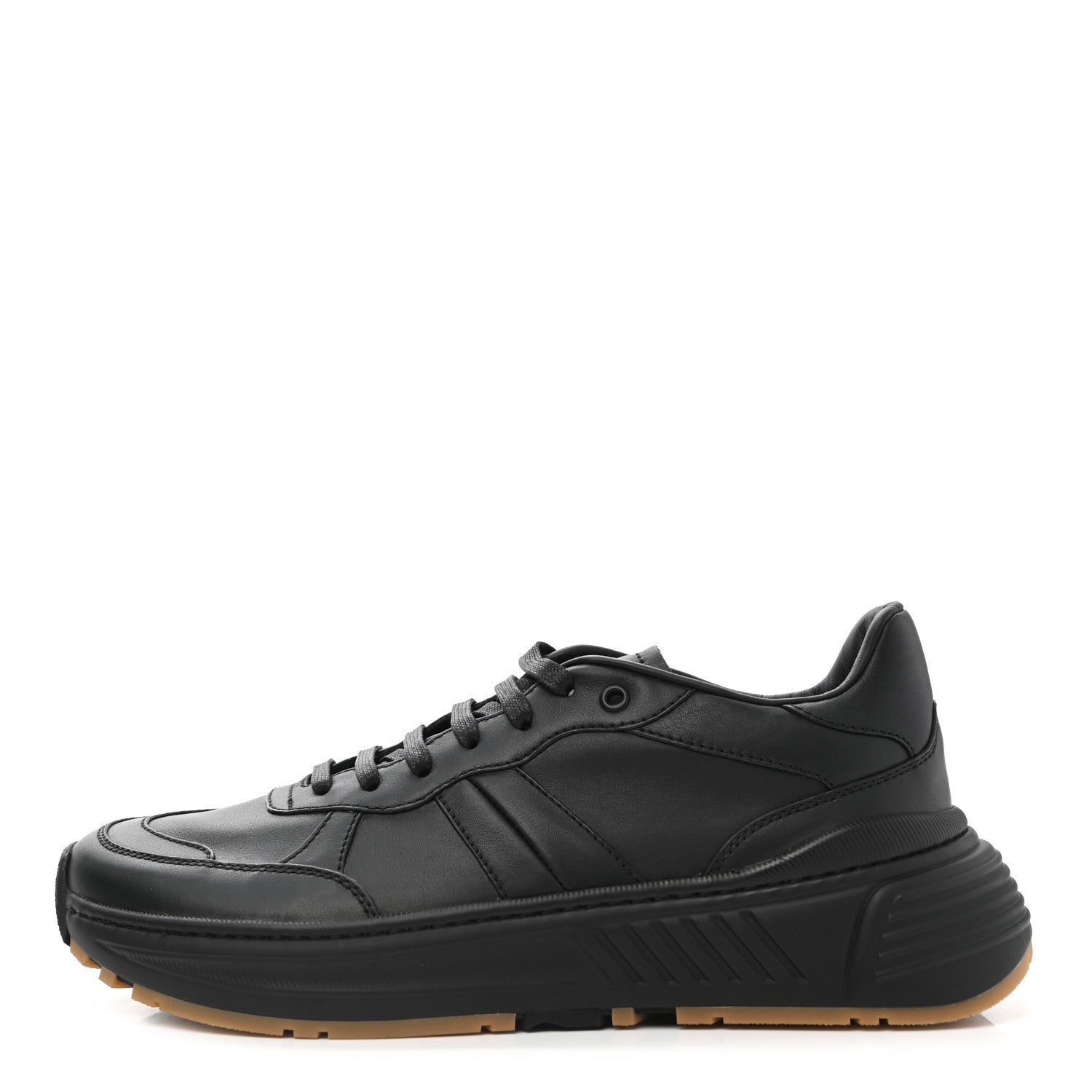 Bottega Veneta Calfskin Mens The Speedster Sneakers 43.5 Black 1 of 10