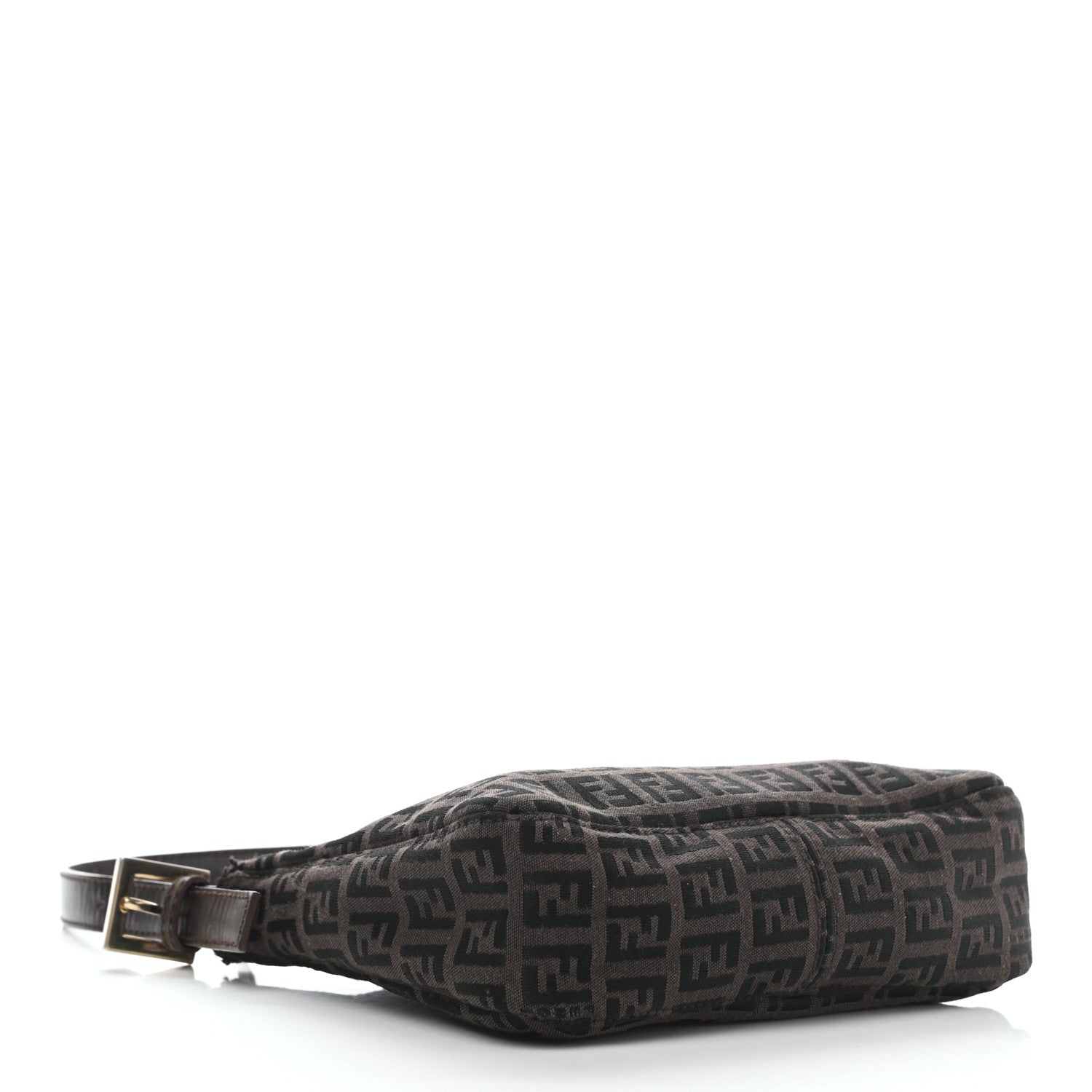 Fendi Zucchino Mini Pochette Tobacco Moro 4 of 12