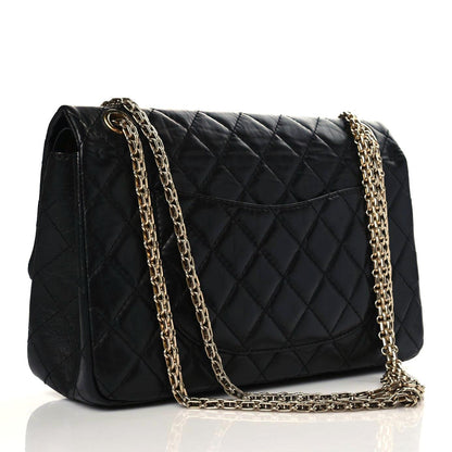 Chanel Aged Calfskin Quilted 2.55 Reissue 226 Flap Black 3 of 12