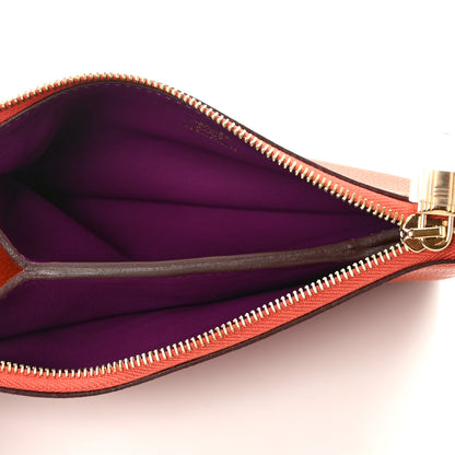 Hermes Evercolor Atout Pouch Terre Battue Anemone 5 of 7