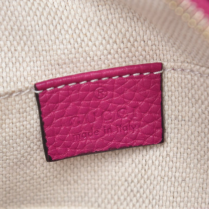 Gucci Cellarius Calfskin Small Soho Disco Bag Bright Bouganville 6 of 7