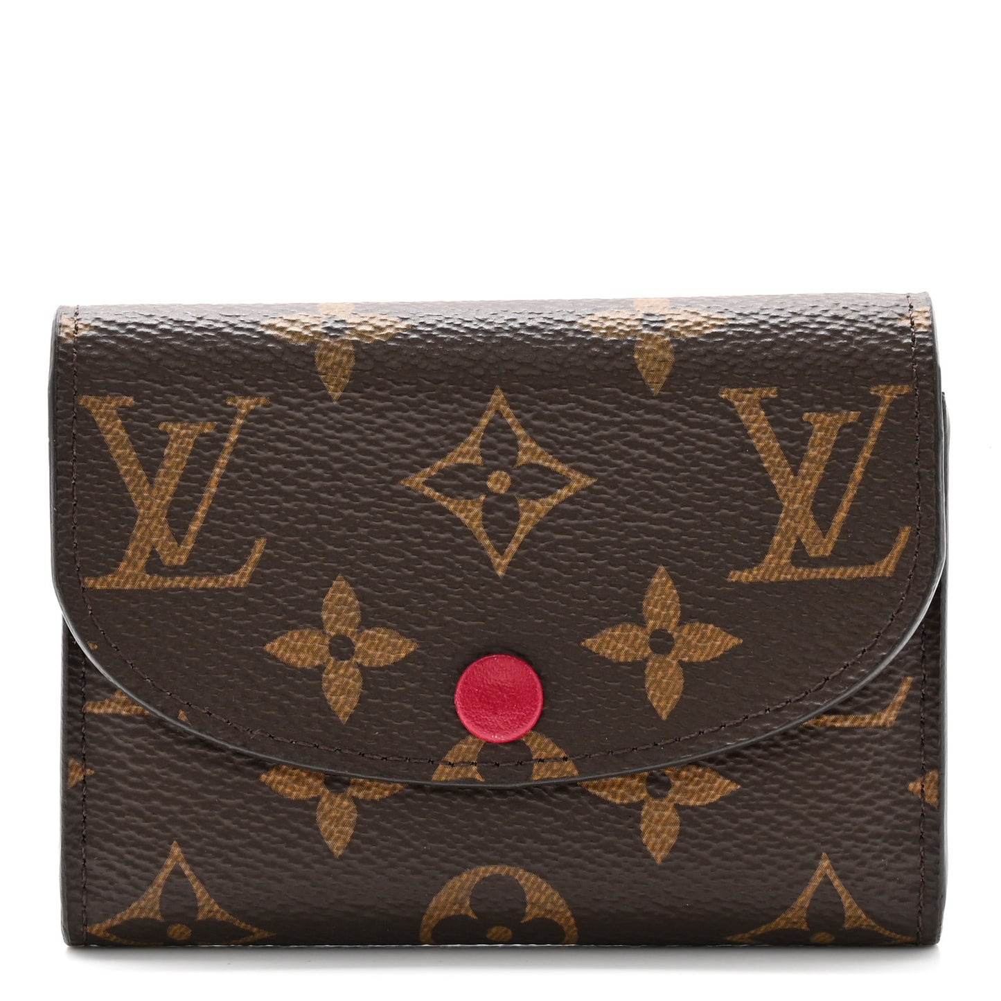 Monogram Rosalie Coin Purse Fuchsia