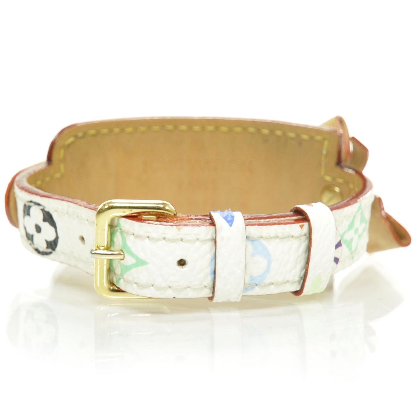 Monogram Multicolor Address Wish Bracelet White