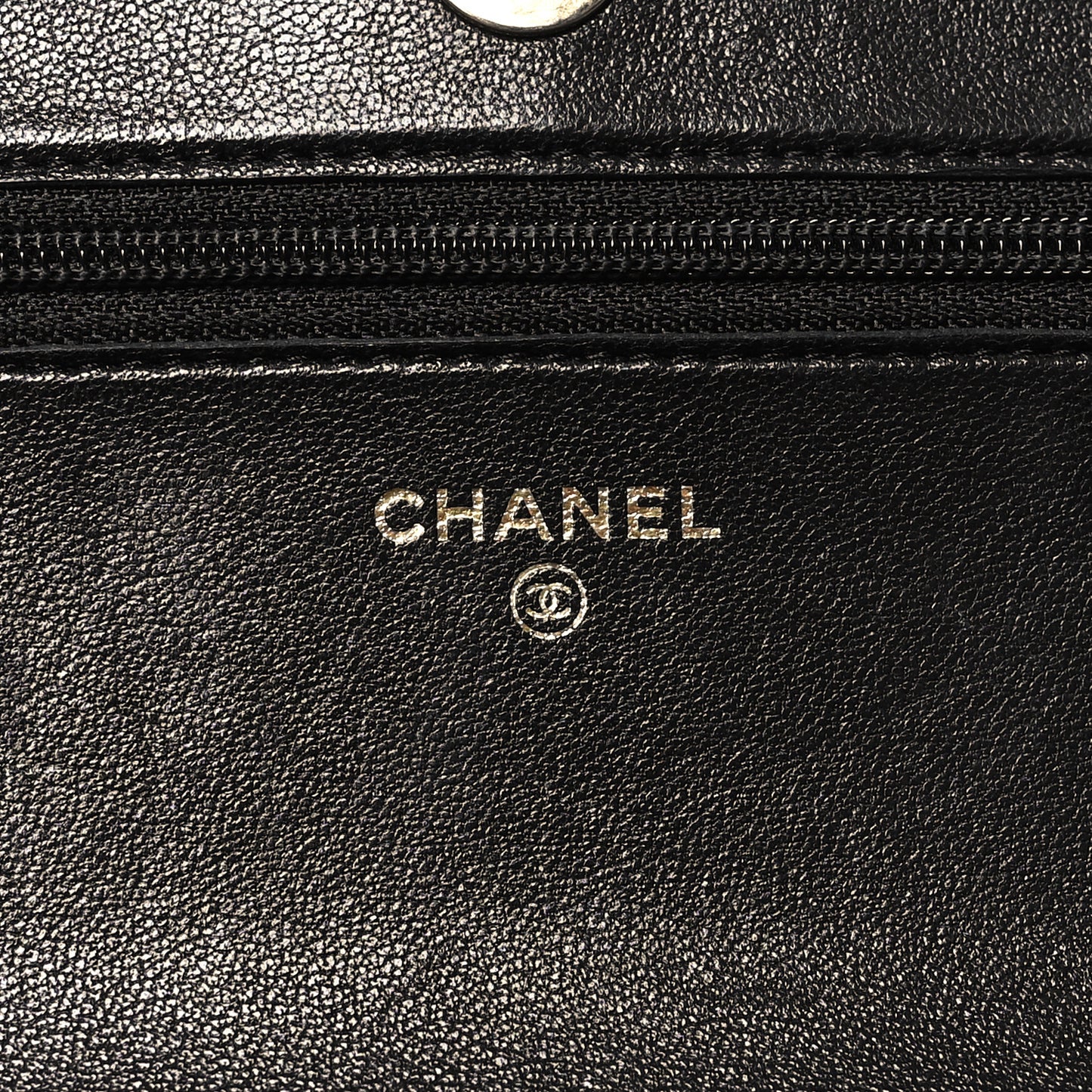 Lambskin Quilted Chanel 19 Wallet On Chain WOC Black