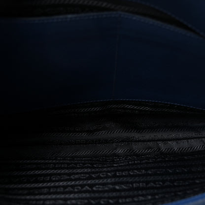 Prada Saffiano Lux Medium Promenade Tote Bluette 5 of 9