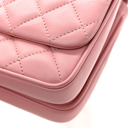 Chanel Lambskin Quilted Small Citizen Chic Flap Pink 14 of 15