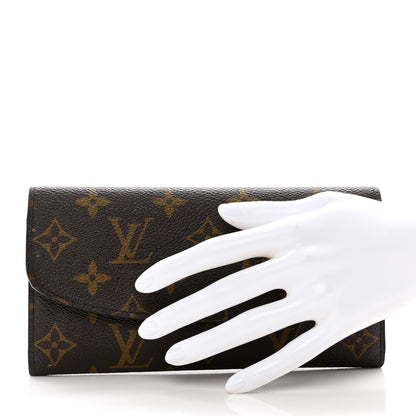 Louis Vuitton Monogram Emilie Wallet Fuchsia 2 of 8