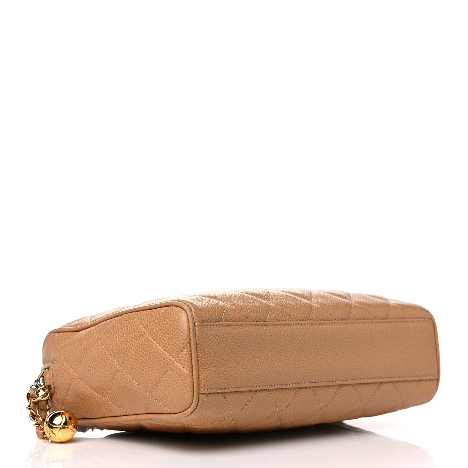 Chanel Caviar Quilted CC Camera Case Beige 3 of 22