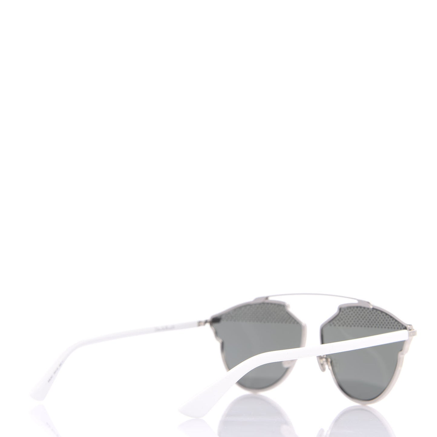 Studded So Real Sunglasses Silver White