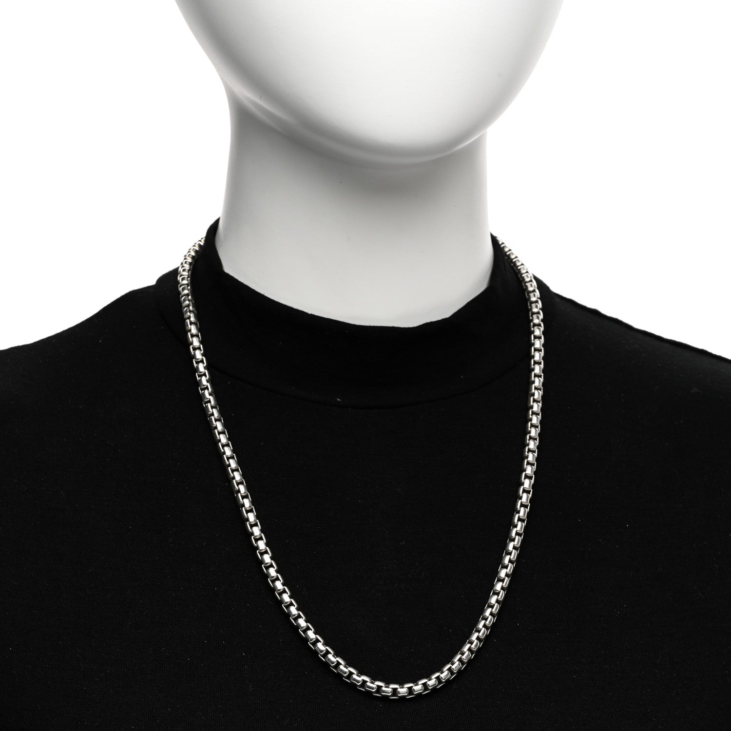 David Yurman DAVID YURMAN Sterling Silver 5.2mm Box Chain Necklace 2 of 4