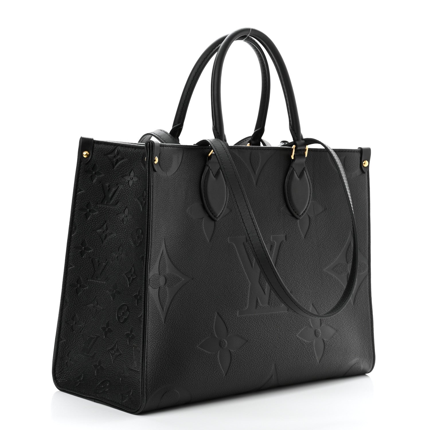 Louis Vuitton Empreinte Monogram Giant Onthego MM Black 3 of 9