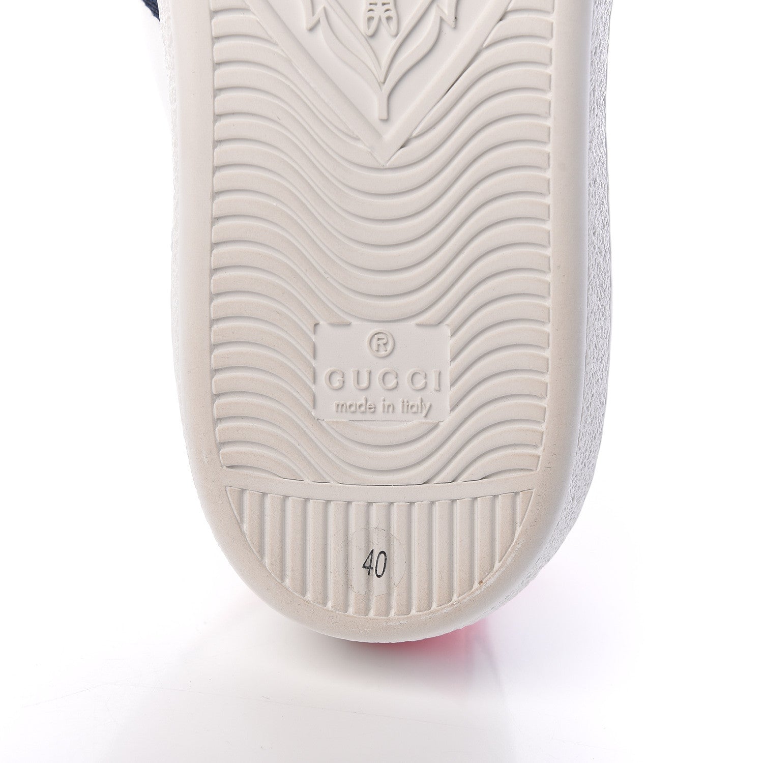 Gucci Calfskin Ayers Web Dagger Embroidered Womens Ace Sneakers 40 White 7 of 11