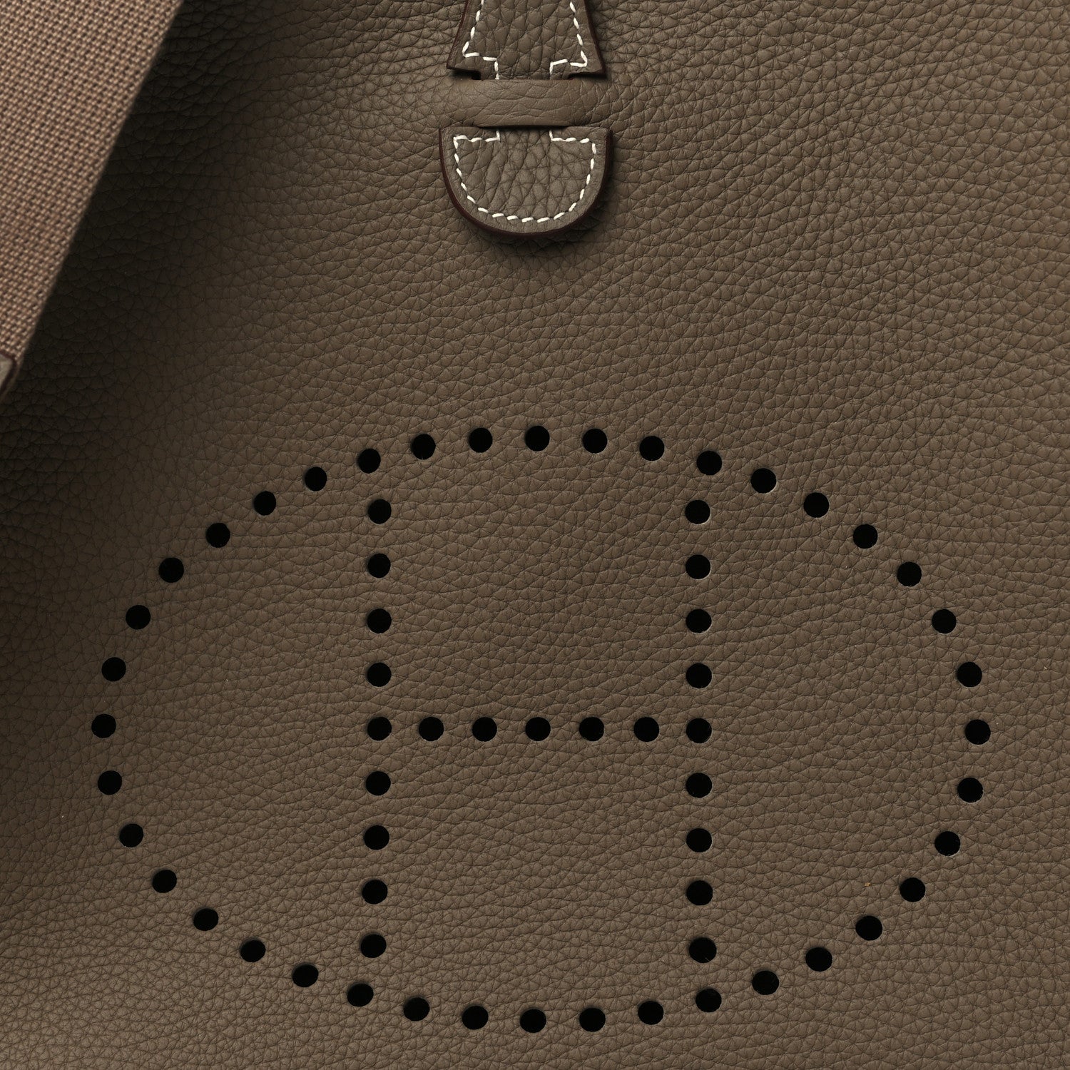Hermes Taurillon Clemence Evelyne III PM Etoupe 8 of 11