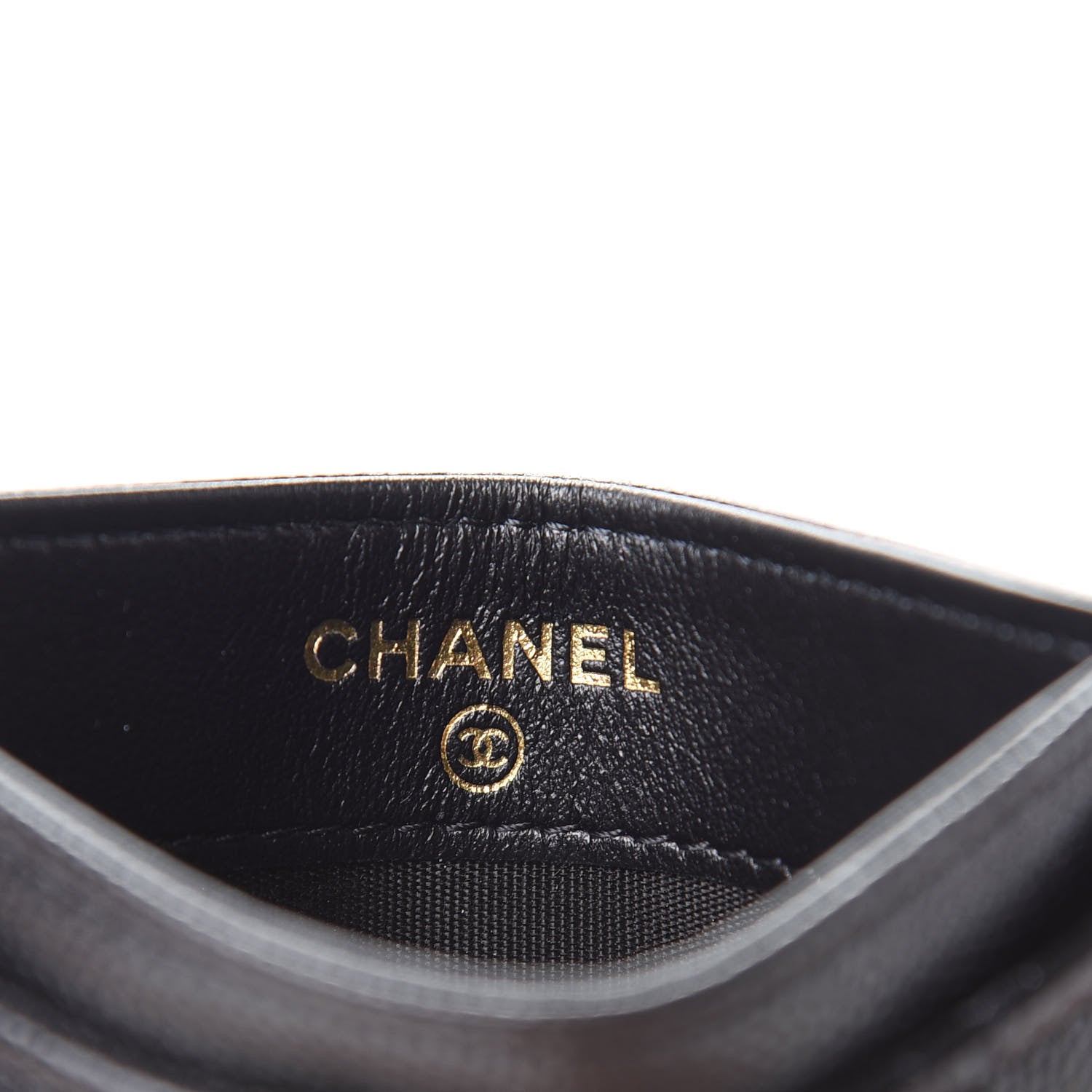 Chanel Caviar Quilted French New Wave Card Holder Black 6 of 9