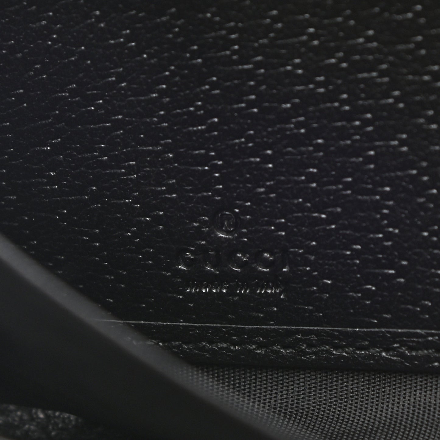 Calfskin Web Ophidia Zip Around Wallet Black
