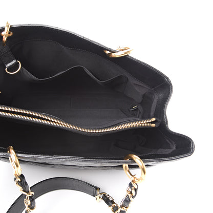Chanel Caviar Quilted Grand Shopping Tote GST Black 4 of 13