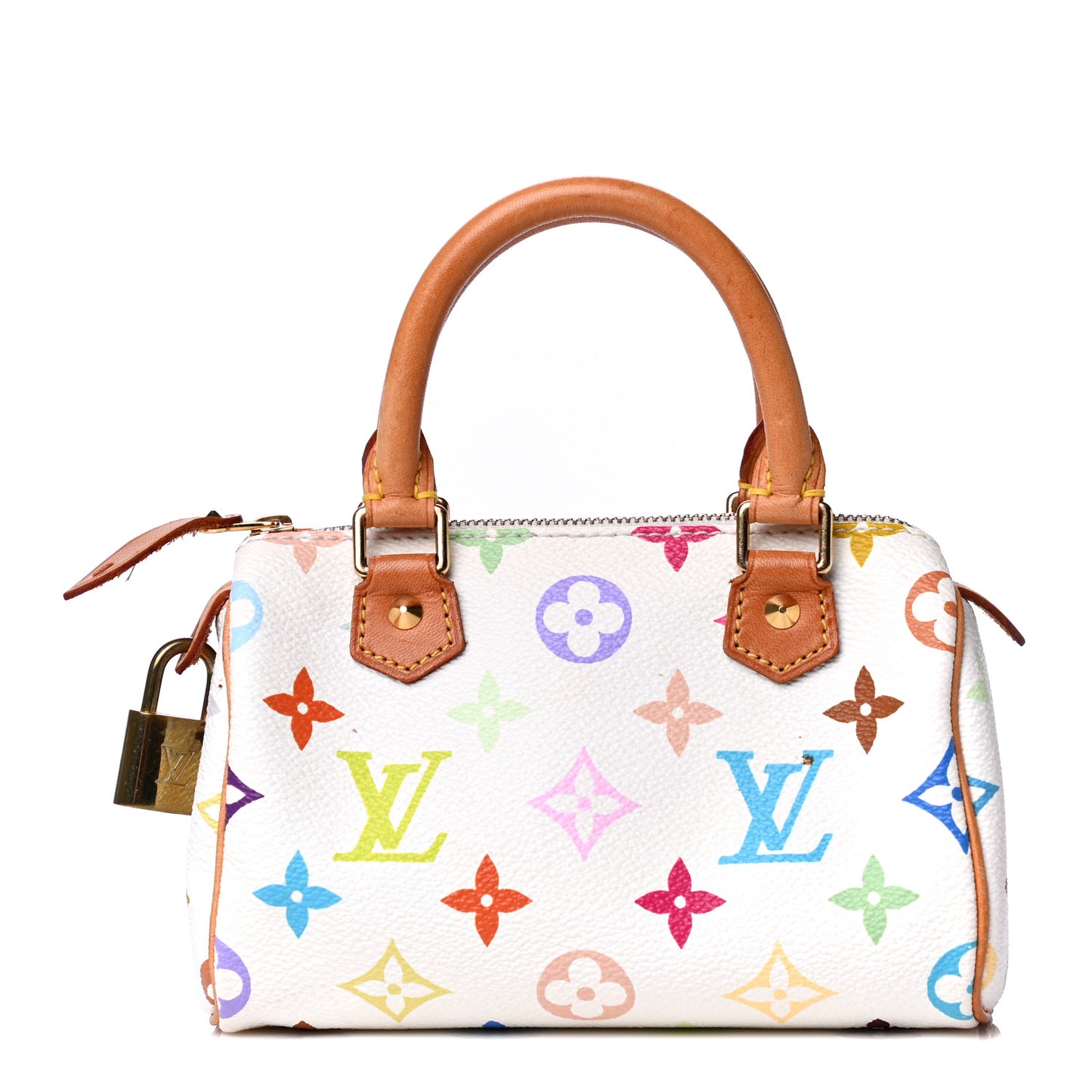 Monogram Multicolor Mini Sac HL Speedy White