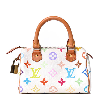 Louis Vuitton Monogram Multicolor Mini Sac HL Speedy White 1 of 8