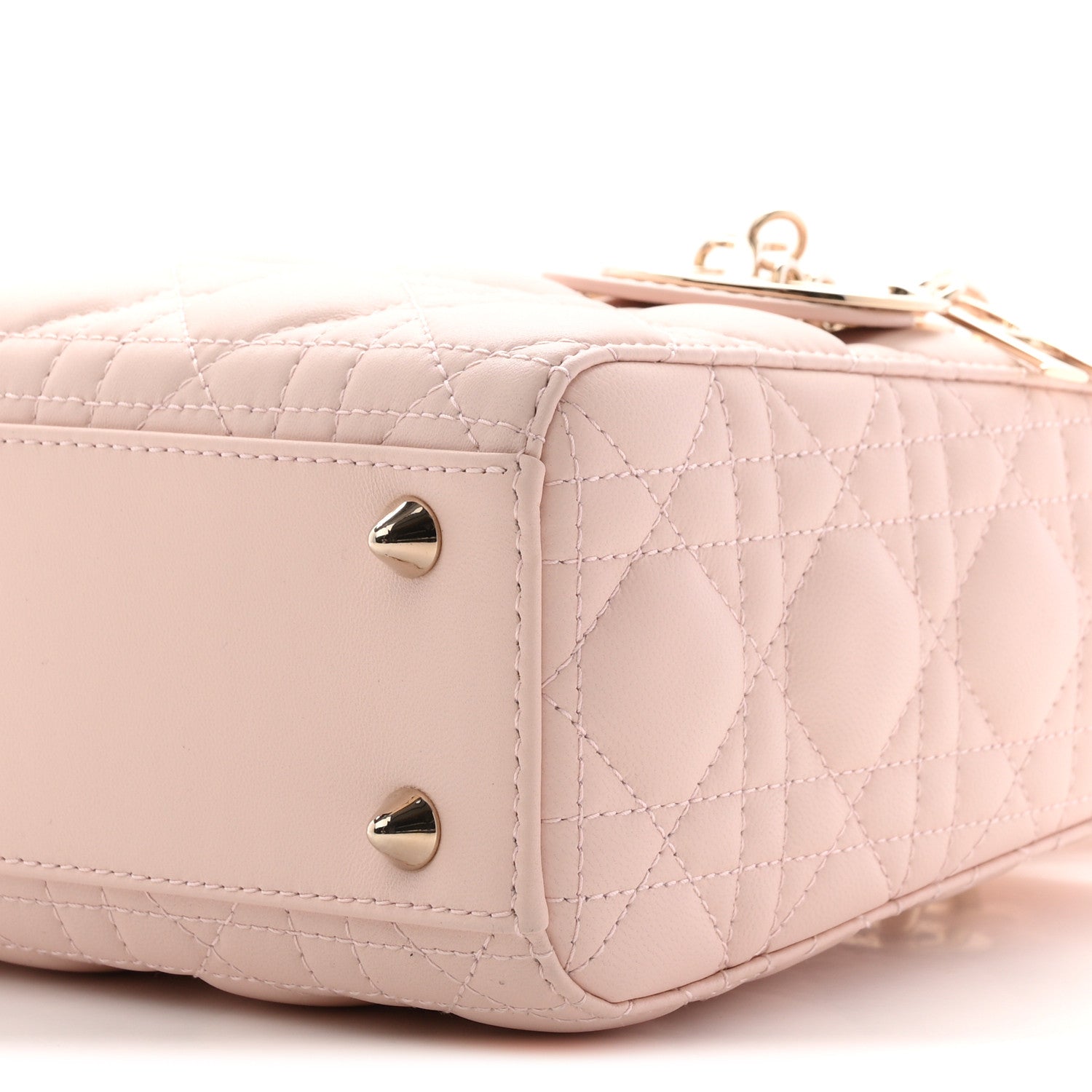 Christian Dior Lambskin Cannage Small My ABCDior Lady Dior Powder Pink 10 of 10