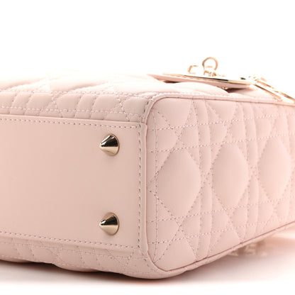 Christian Dior Lambskin Cannage Small My ABCDior Lady Dior Powder Pink 10 of 10