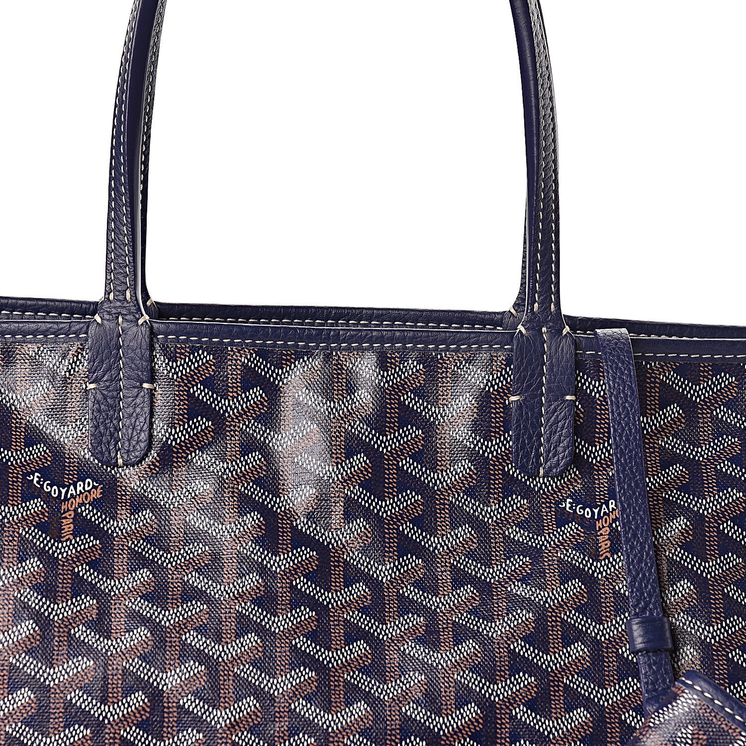 Goyard Goyardine Sac Hardy Pet Carrier PM Navy 11 of 11