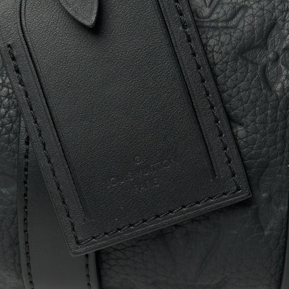 Louis Vuitton Monogram Taurillon Keepall Bandouliere 25 Black 6 of 10