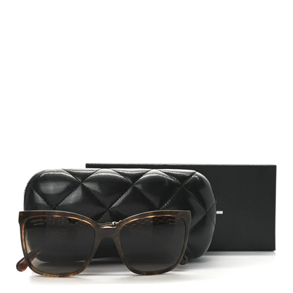 Chanel Polarized Square Chain PSunglasses 5325 Tortoise 7 of 7