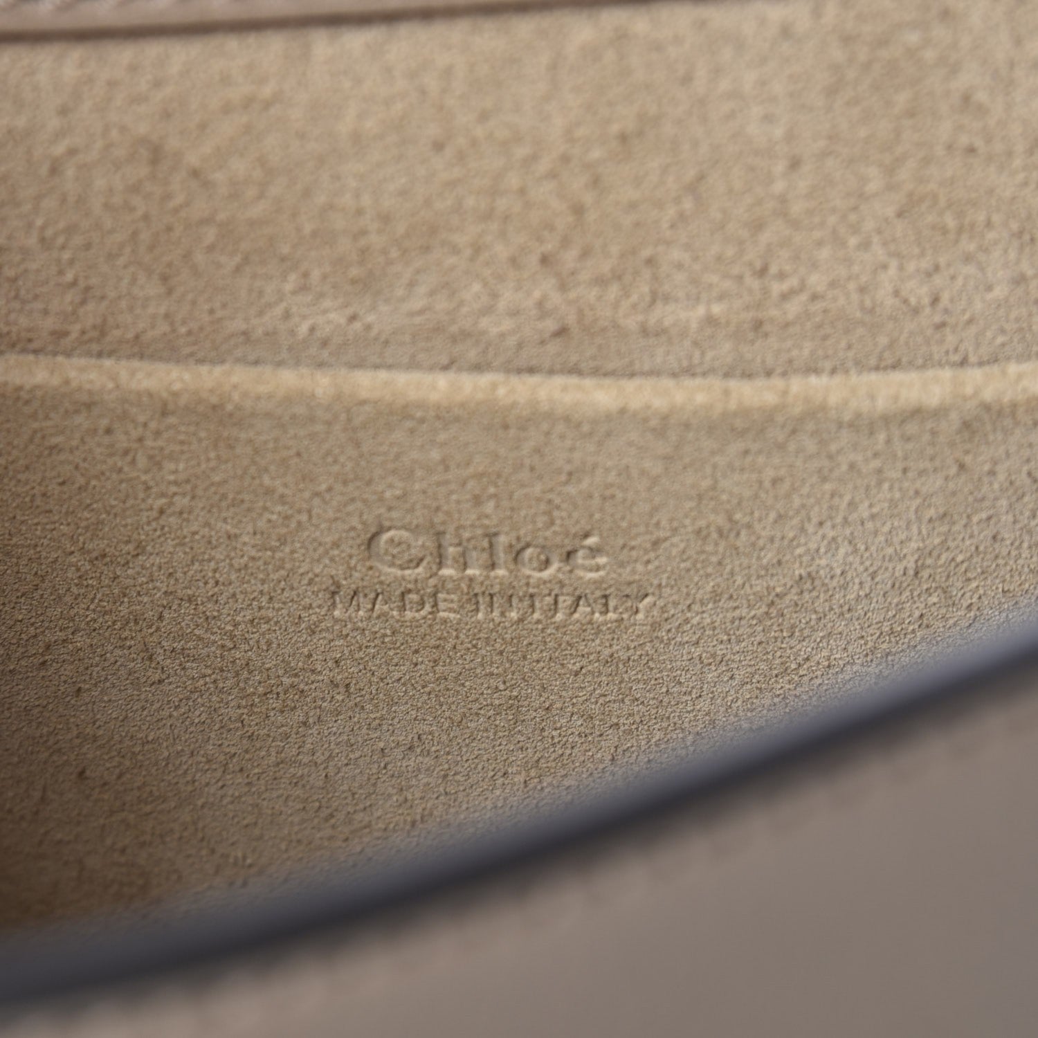 Chloe Calfskin Suede Medium Nile Bracelet Bag Motty Grey 6 of 7