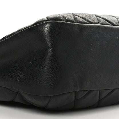 Chanel Caviar Quilted CC Timeless Soft Tote Black 8 of 10