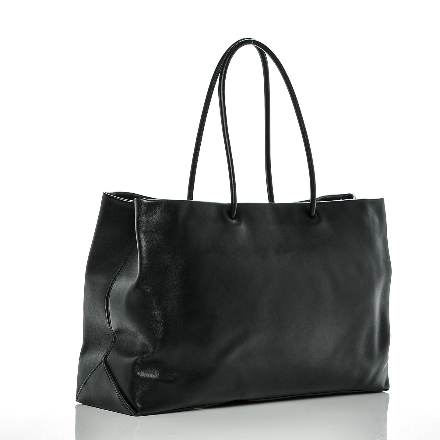 Calfskin Large Essential 31 Rue Cambon Tote Black