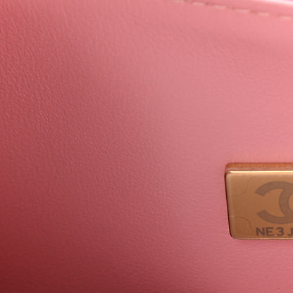 Chanel Caviar Quilted Small Double Flap Pink 7 of 9