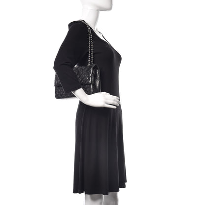 Chanel Lambskin Quilted Medium Double Flap Bag Black 2 of 27