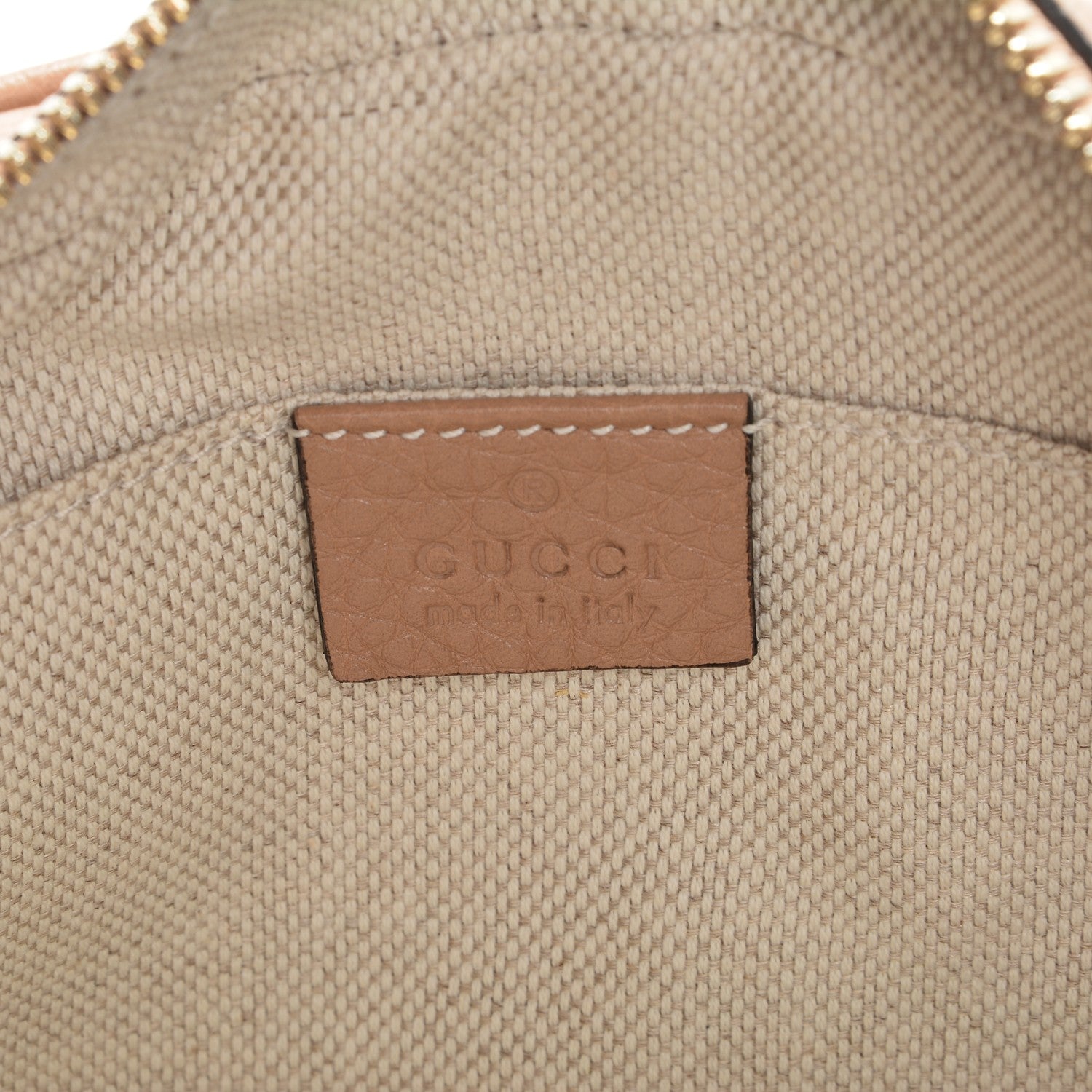 Gucci Pebbled Calfskin Small Soho Disco Bag Rose Beige 6 of 7