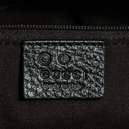 Gucci Crystal Monogram Flat Messenger Bag Beige Dark Brown 6 of 7