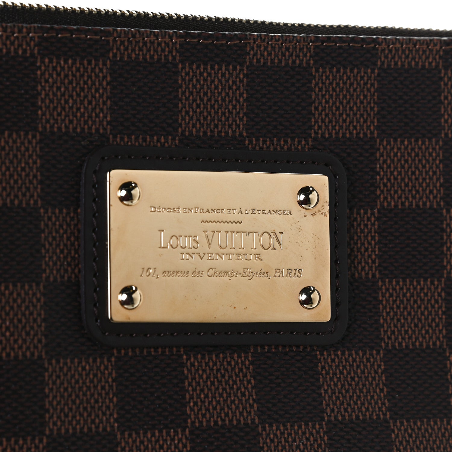Louis Vuitton Damier Ebene Eva Clutch 10 of 10