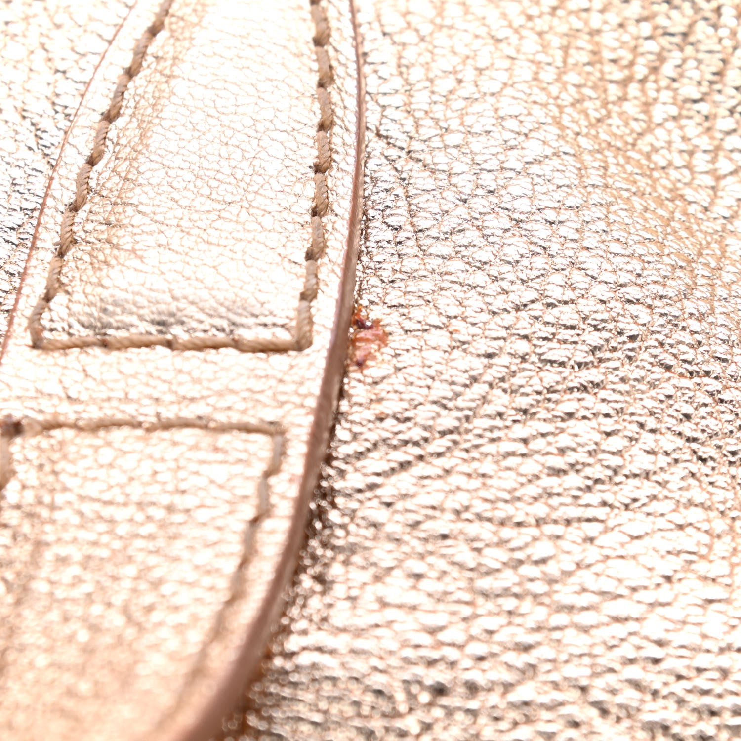 Saint Laurent Metallic Textured Patent Large Y-Mail Tote Gold 10 of 15