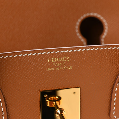 Hermes Epsom Birkin 30 Gold 6 of 11
