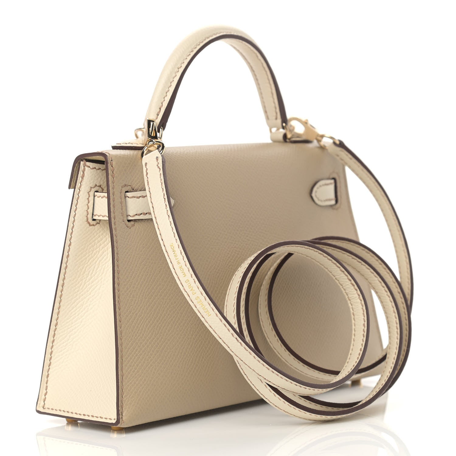 Hermes Epsom Horseshoe Mini Kelly Sellier 20 Trench Craie 2 of 9