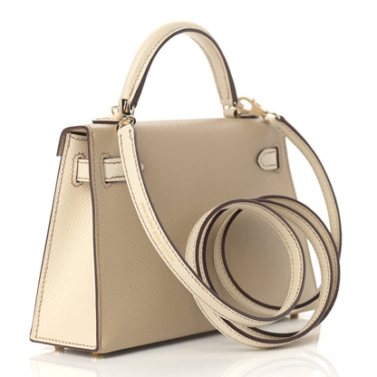 Hermes Epsom Horseshoe Mini Kelly Sellier 20 Trench Craie 2 of 9