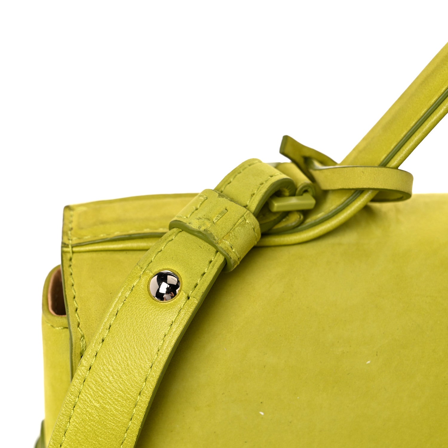 Delvaux Suede Crocodile Tempete Satchel Green 15 of 15