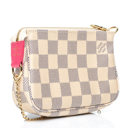 Louis Vuitton Damier Azur 2015 Christmas Animation Mini Pochette Accessories 3 of 12