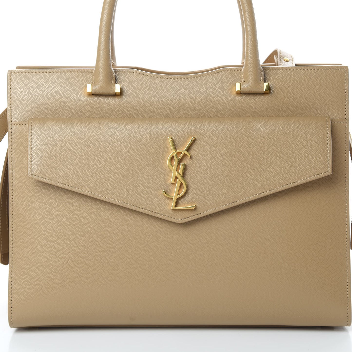 Grain De Poudre Medium Uptown Tote Dark Beige
