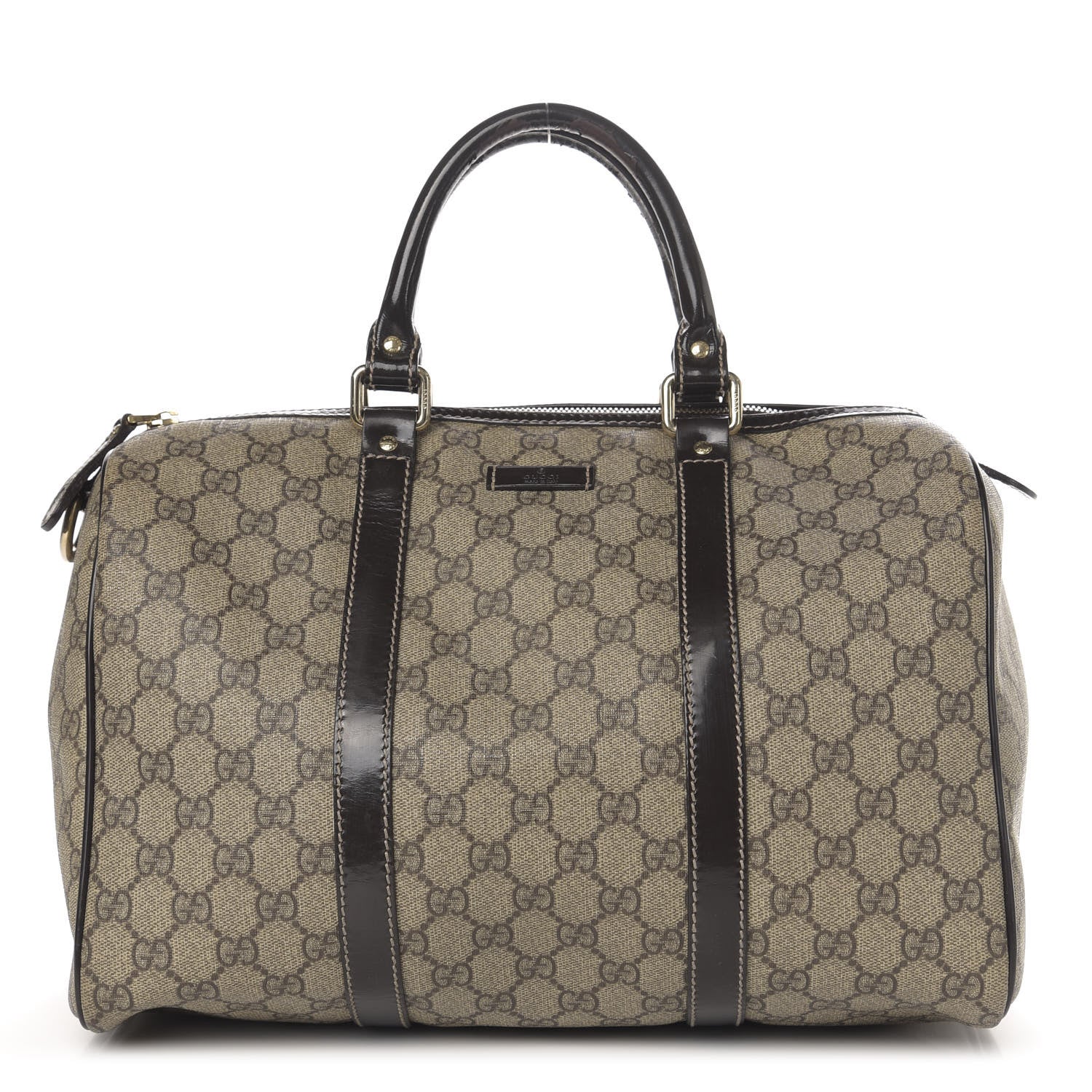 Gucci GG Plus Monogram Medium Joy Boston Dark Brown 1 of 13