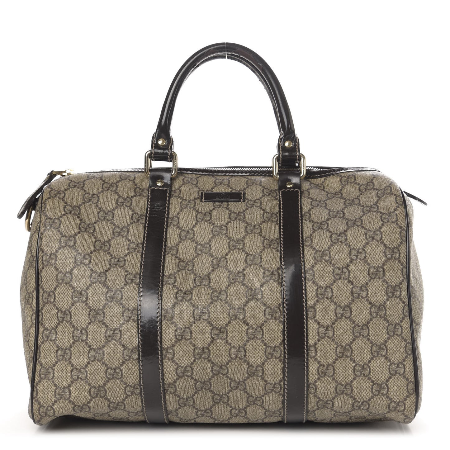 GG Plus Monogram Medium Joy Boston Dark Brown