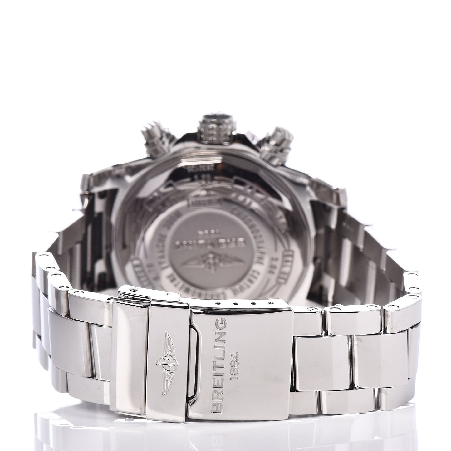 Stainless Steel 43mm Avenger II Chronograph Automatic Watch Volcano Black A13381