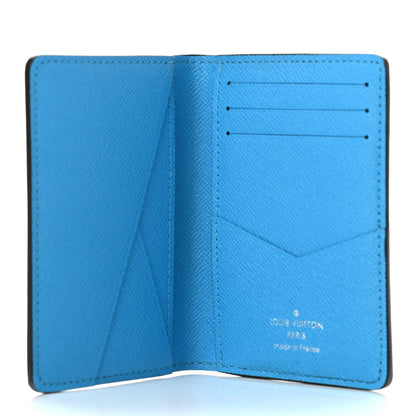 Louis Vuitton Taigarama Pocket Organizer NM Blue Lagoon 5 of 7