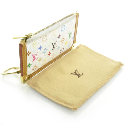 Louis Vuitton Monogram Multicolor Key Pouch White 4 of 4