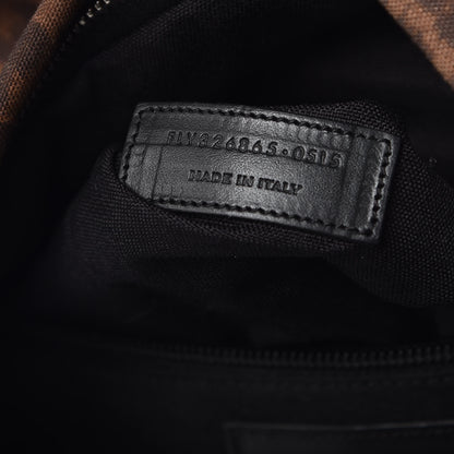 Saint Laurent Printed Canvas Leopard Classic Hunting Backpack Brown 7 of 9